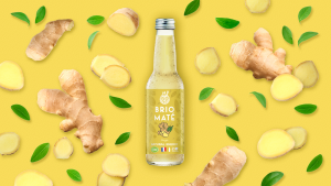 Boisson énergisante à base de maté et de gingembre