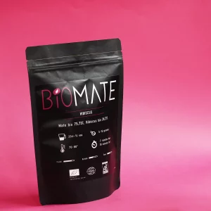Maté bio équitable à l'hibiscus