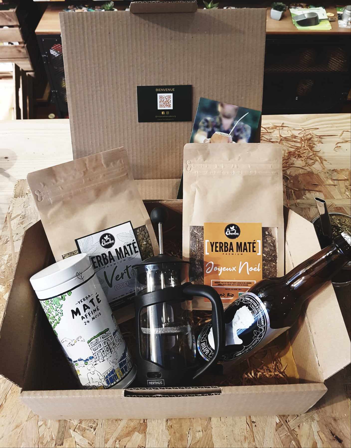 infusion maté box cadeau