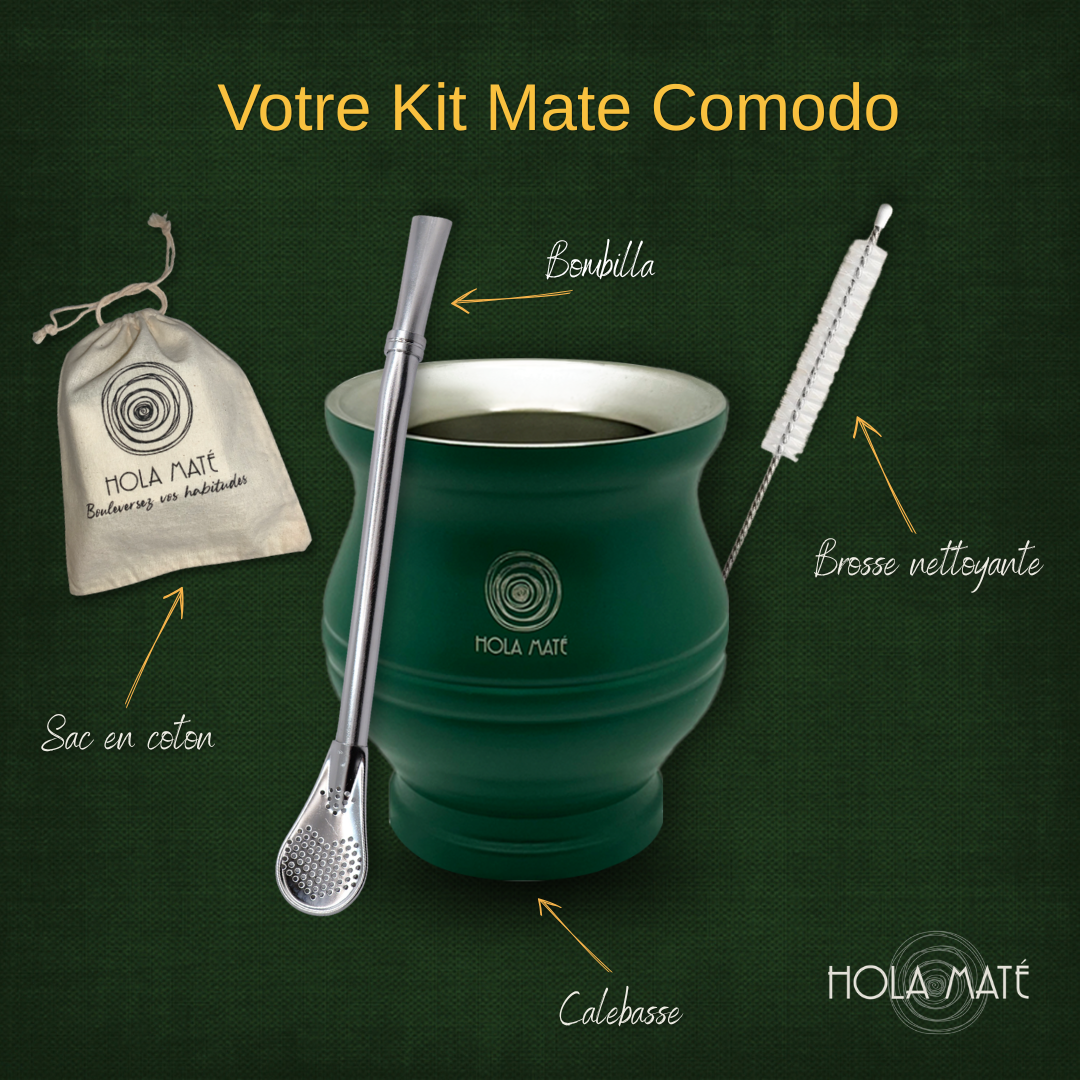 LE Kit Maté Comodo (Vert) - Hola Maté – Image 3