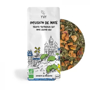 Feuilles de maté Yvy pour une infusion fruitée et sans amertume.