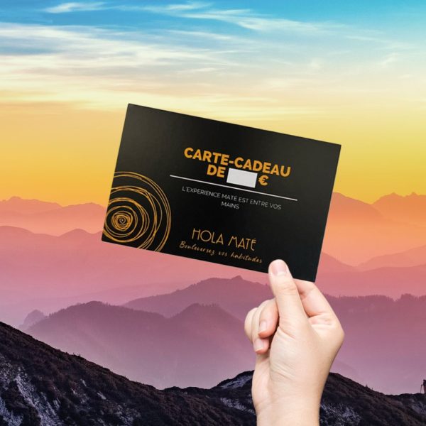 carte cadeau maté yerba Hola Maté