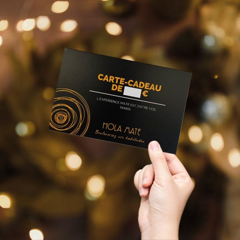 carte cadeau Hola Maté. Offrez du maté