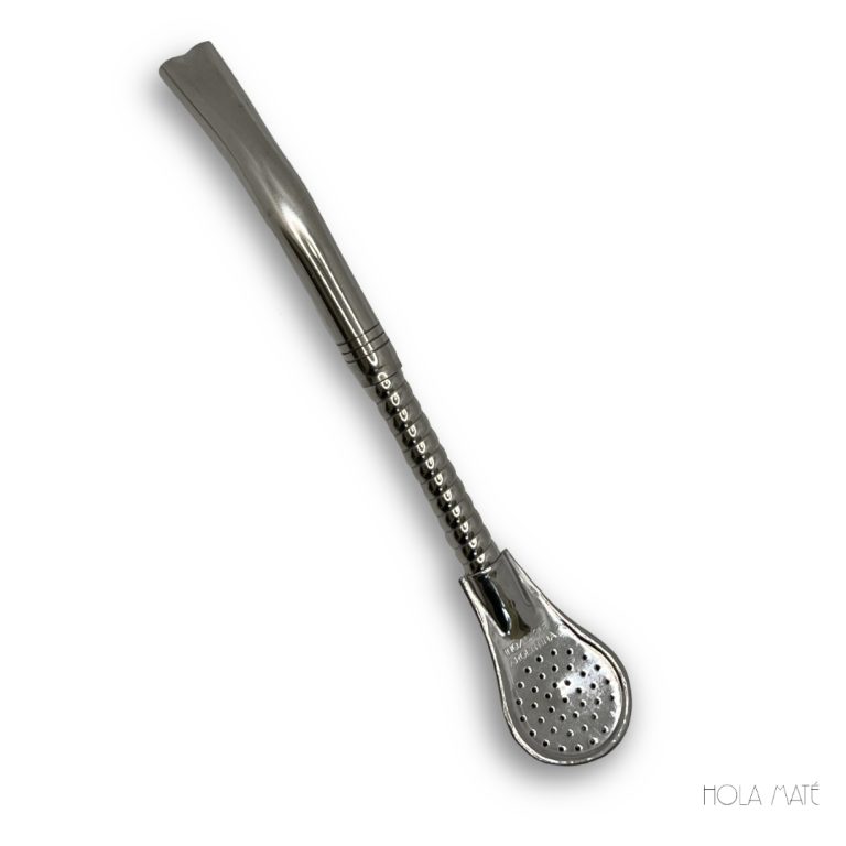Bombilla "Wavy" Pico Loro filtre cuchara inoxidable argentine