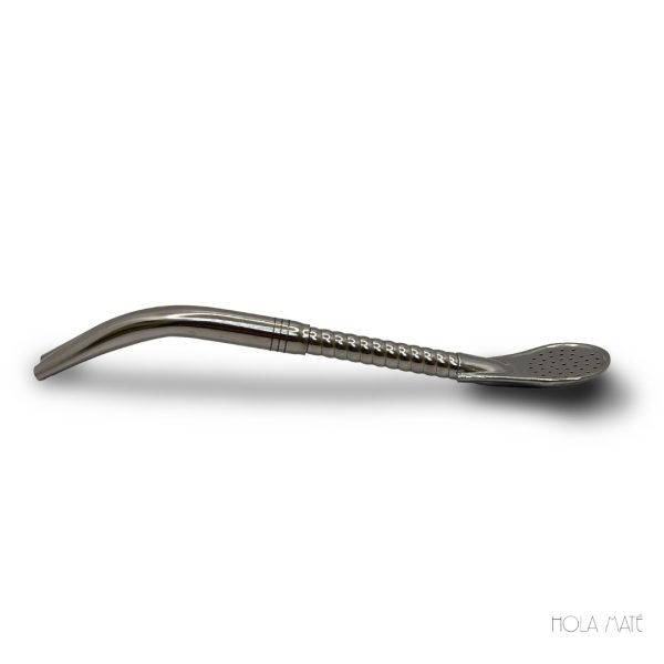 Bombilla "Wavy" Pico Loro filtre cuchara inoxidable argentine