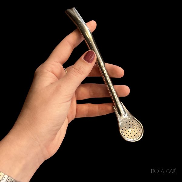 Bombilla "Wavy" Pico Loro filtre cuchara inoxidable argentine