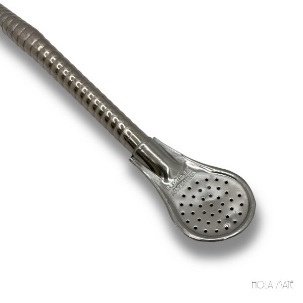Bombilla "Wavy" Pico Classico filtre cuchara inoxidable argentine