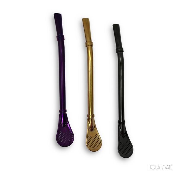 Bombilla Starter Inox Couleur filtre cuchara inoxidable argentine