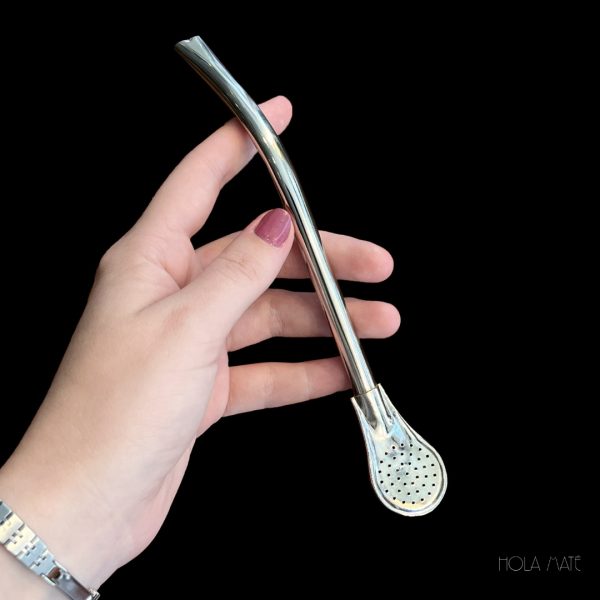 Bombilla Curva filtre cuchara inoxidable argentine