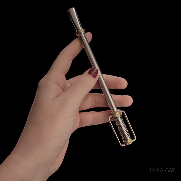 Bombilla Resorto Inox Couleur filtre cylindrique dévissable inoxidable argentine