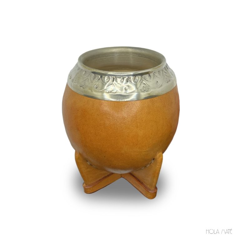 Calebasse Torpedo Virola Cincelada Maté Artisanat Uruguay