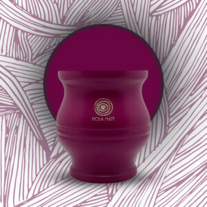 Maté Calebasse Comodo mauve/violet inox
