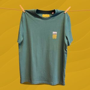 T-shirt Onda Maté vert front yerba