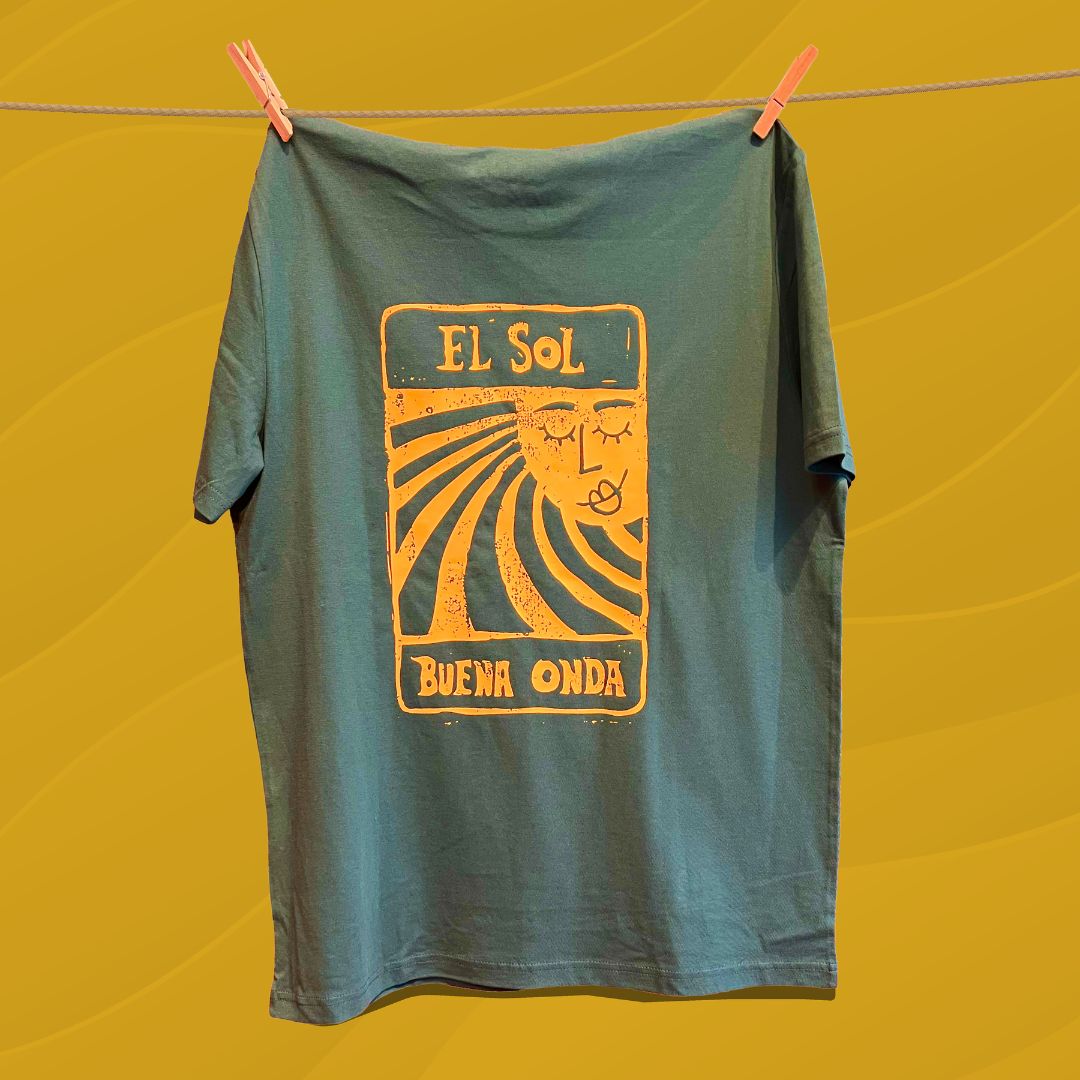 T-shirt Onda Maté vert back yerba