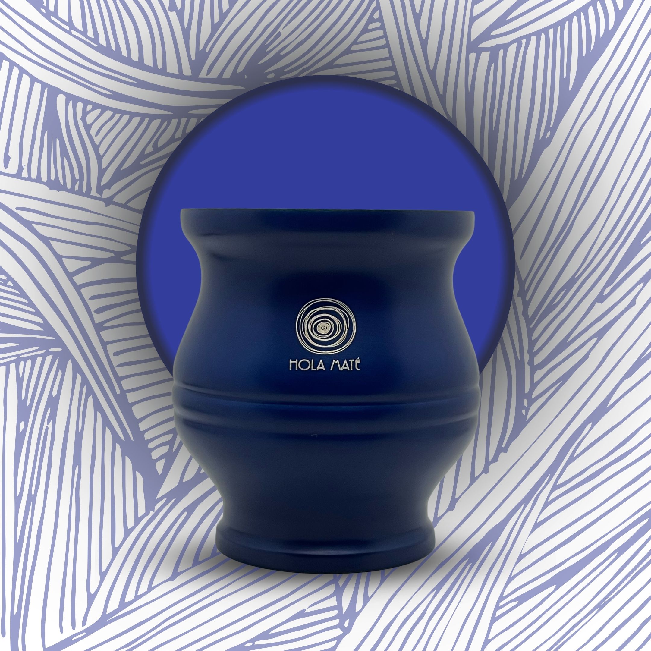 Maté Calebasse Comodo bleu inox